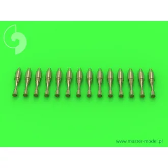   Master Model Static dischargers - type used on modern Sukhoi jets (Su-27, Su-30, Su-33, Su-34 and other) (12pcs+2spare)