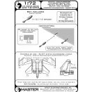 Master Model Static dischargers - type used on modern Sukhoi jets (Su-27, Su-30, Su-33, Su-34 and other) (12pcs+2spare)