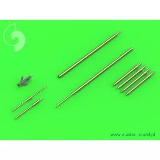   Master Model Su-9 / Su-11 (Fishpot / Fishpot C) - Pitot Tubes and missile rails heads
