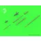 Master Model Su-15 (Flagon) - Pitot Tubes (optional parts for all versions)