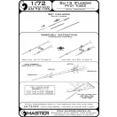 Master Model Su-15 (Flagon) - Pitot Tubes (optional parts for all versions)