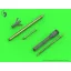 Master Model Mi-24 (Hind D/E) - JakB-12.7 machine gun barrel and DUAS probe (metal and resin parts)
