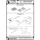 Master Model A-1 Skyraider - 20mm cannon barrels and Pitot Tube