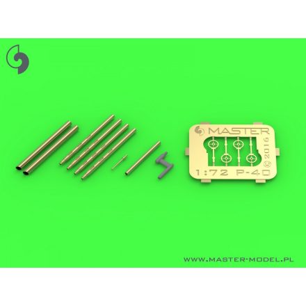 Master Model Curtiss P-40 B/C Tomahawk II - British version - Browning .303 cal and British type Pitot Tube