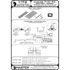 Master Model Curtiss P-40 B/C Tomahawk II - British version - Browning .303 cal and British type Pitot Tube