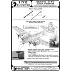 Master Model Boeing B-17E/B-17F/B-17G Flying Fortress - machine gun set