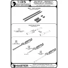 Master Model ZU-23-2 "Sergey" - Russian 23 mm anti-aircraft twin-barreled autocannon - turned barrels (2pcs)