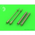 Master Model Browning M1919 .30 cal machine gun barrels - two piece muzzle (conical shape) (2pcs)