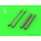 Master Model Browning M1919 .30 cal machine gun barrels - one piece muzzle (cylindrical shape) (2pcs)