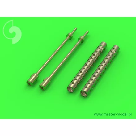 Master Model Browning M1919 .30 cal machine gun barrels - one piece muzzle (cylindrical shape) (2pcs)