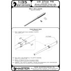 Master Model US 37mm M6 gun barrel - used on many tanks and armored cars