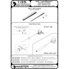 Master Model M3 Lee/Grant - 75mm M2 L/31 (short) & 37mm M6 gun barrels (Takom)