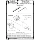 Master Model M3 Lee/Grant - 75mm M2 L/31 (short) & 37mm M6 gun barrels (Miniart)