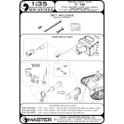 Master Model Polish light tank 7TP - single turret - 37mm Bofors wz.36 gun barrel & signal horn (IBG)
