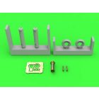 Master Model Polish Light Tank 7TP MG wz.30 unarmored gun barrels and signal horn (IBG)