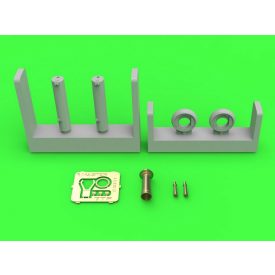   Master Model Polish Light Tank 7TP MG wz.30 unarmored gun barrels and signal horn (IBG)