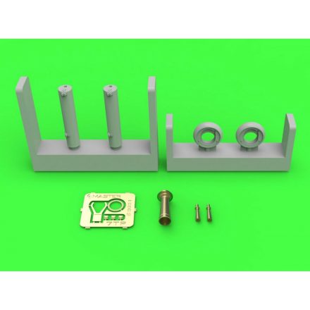 Master Model Polish Light Tank 7TP MG wz.30 unarmored gun barrels and signal horn (IBG)