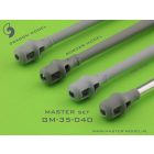 Master Model PzKpfw VI Tiger I - 88mm KwK36 L/56 gun barrel – EARLY muzzle break (Border Model)