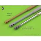 Master Model PzKpfw VI Tiger I - 88mm KwK36 L/56 gun barrel – LATE muzzle break (Rye Field Model)