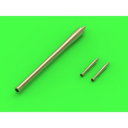 Master Model British QF 2-pdr (40mm) - version Mk.IX (smooth barrel) + Besa MG tips - for Crusader Mk.I/Mk.II, early Valentine, Matilda II, and other AFV (Hasegawa, IBG, Italeri)