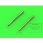 Master Model British QF 2-pdr (40mm) - version Mk.IX (smooth barrel) + Besa MG tips - for Crusader Mk.I/Mk.II, early Valentine, Matilda II, and other AFV (Hasegawa, IBG, Italeri)