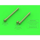 Master Model British QF 6-pdr (57mm) - version Mk.III L/43 (short) + Besa MG tips - for Crusader Mk.III, Churchill Mk.III/IV, Valentine Mk.VIII/IX (Hasegawa, IBG)