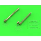 Master Model British QF 6-pdr (57mm) - version Mk.V L/50 (long) + Besa MG tips - for Crusader Mk.III, Churchill Mk.III/IV, Valentine Mk.VIII/IX (Dragon, Italeri)