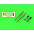 Master Model 20mm Oerlikon gun barrels (2pcs) - used on Crusader AA (IBG)