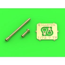   Master Model Polish light tank 7TP - 37mm Bofors wz.36 gun barrel and signal horn (First to Fight, Mirage Hobby)