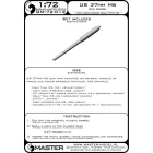 Master Model US 37mm M6 gun barrel - used on many tanks and armored cars (Stuart, Grant/Lee, Locust, M6, Greyhound, Staghound and more)