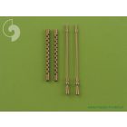 Master Model Browning M2 aircraft .50 caliber (12.7mm) barrels with flash hiders (2pcs)