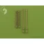 Master Model Browning M2 aircraft .50 caliber (12.7mm) barrels with flash hiders (2pcs)