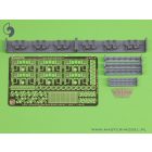 Master Model USN 40 mm/56 Bofors quadruple mount ver.2 / with Mk-51 director - (resin, PE and turned parts) - (6pcs)