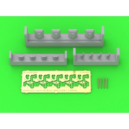 Master Model German gun 8,8cm/35 (3.46in) SK L/35 (Trumpeter)