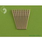 Master Model IJN 20cm/50 (8") 3rd Year Type No. 2 barrels - for turrets without blastbags (10pcs) - most IJN cruisers