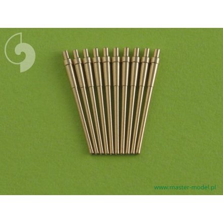 Master Model IJN 20cm/50 (8") 3rd Year Type No. 2 barrels - for turrets without blastbags (10pcs) - most IJN cruisers