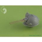 Master Model Russia/USSR 130 mm/70 (5.1in) AK-130 barrles (4pcs) - Sovremenny, Slava and Kirov Classes