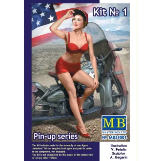 Master Box Pin-up series,Kit No.1 Marylin figura készlet