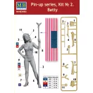 Master Box Pin-up series, Kit No.2 Betty figura készlet