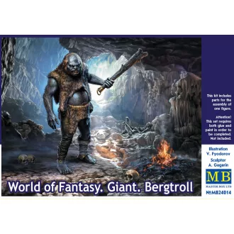 Master Box World of Fantasy. Giant.Bergtroll figura készlet