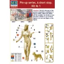 Master Box Pin-up series.A short stop.Kit No.1 figura készlet