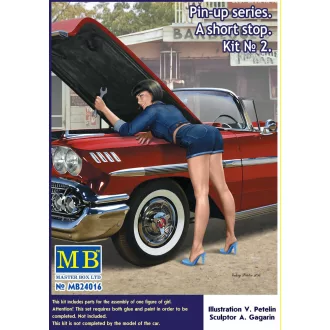   Master Box Pin-up series.A short stop.Kit No.2 figura készlet