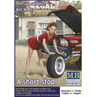   Master Box Pin-up series.A short stop.Kit No.3 figura készlet