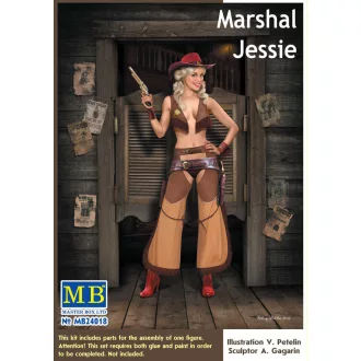 Master Box Marshal Jessie figura készlet