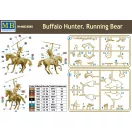 Master Box Buffalo Hunter. Running Bear figura készlet