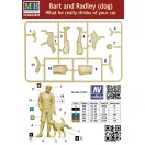 Master Box Bart and Radley (dog) What he really thinks of your car figura készlet