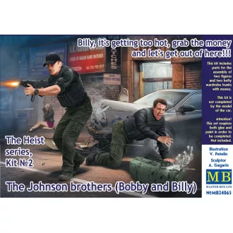   Master Box The Heist series,Kit#2. The Johnson brothers (Bobby and Billy) figura készlet