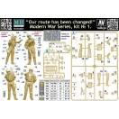 Master Box Our route has been changed! Modern War Series, kit No.1 figura készlet
