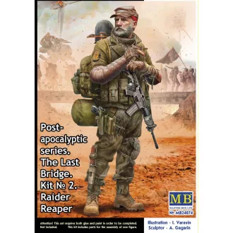   Master Box Raider Reaper Pst-apocalyptic series. The Last Bridge. Kit No. 2 figura készlet