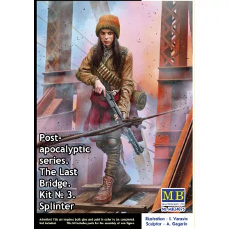   Master Box Splinter. Pst-apocalyptic series. The Last Bridge. Kit No.3 figura készlet